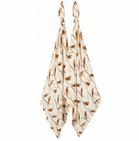 Owl Two-Piece Burp Cloth Set