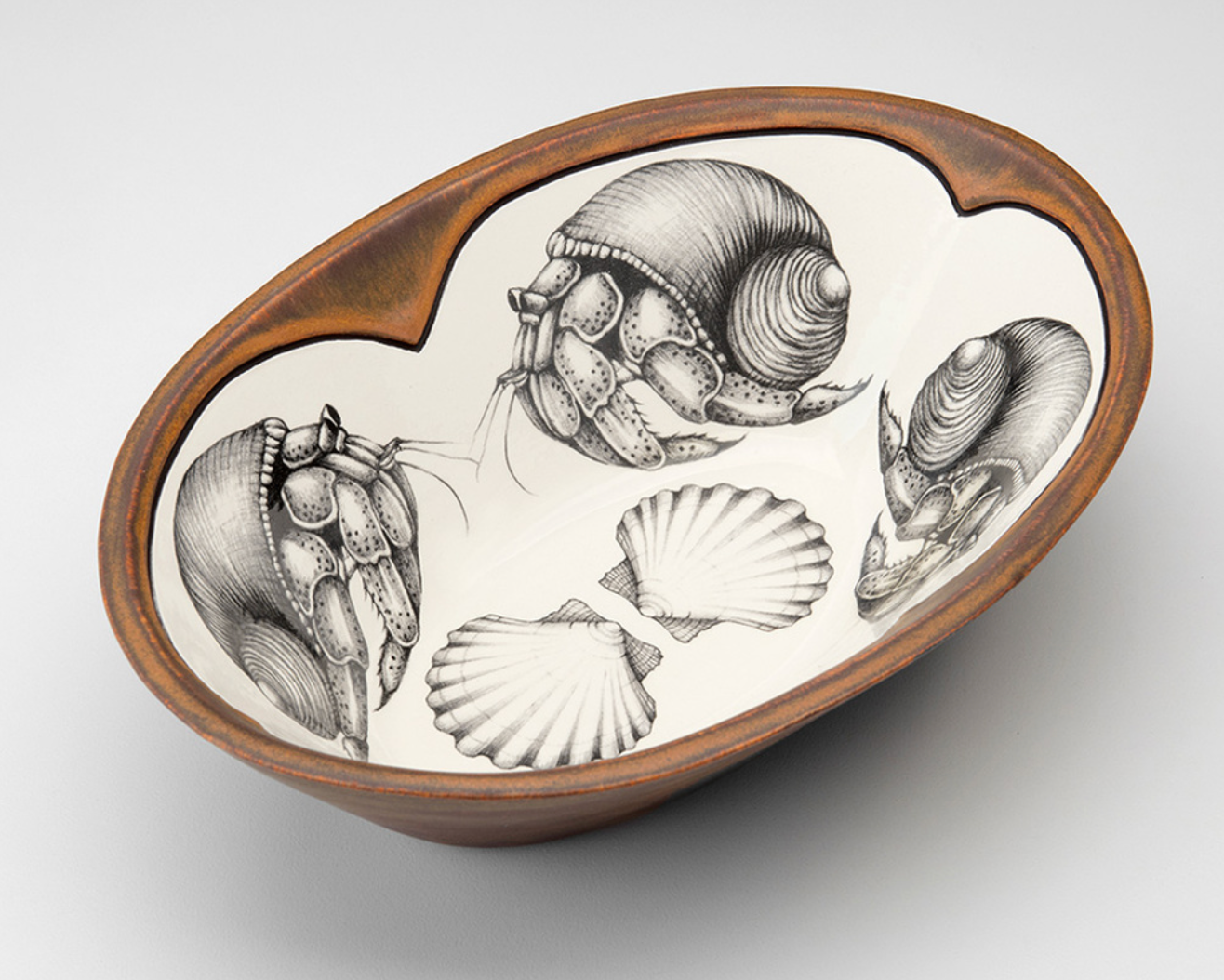 Hermit Crab Large Serving Dish