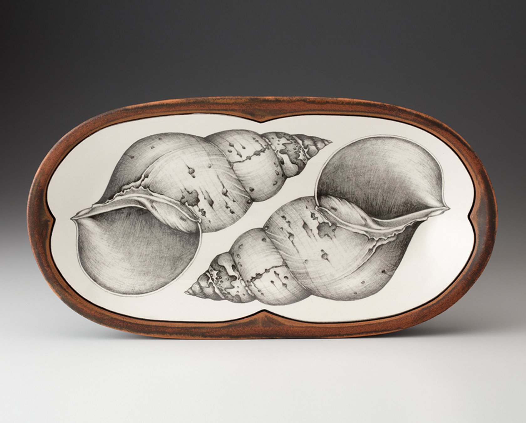 Snail Shell Rectangular Serving Dish