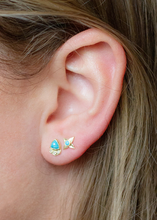 Chloe Turquoise Studs