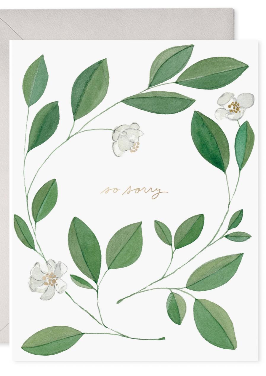 Magnolia Condolence Card