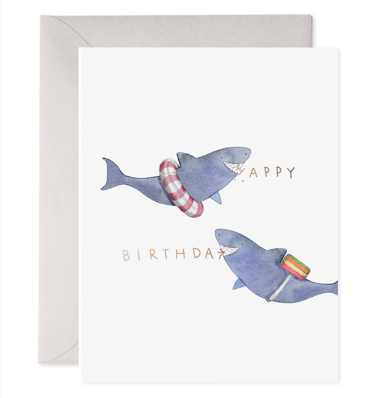 Bitten Birthday Card