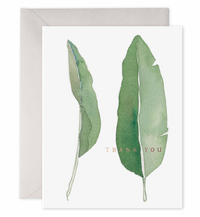 Thank You Leaves Card