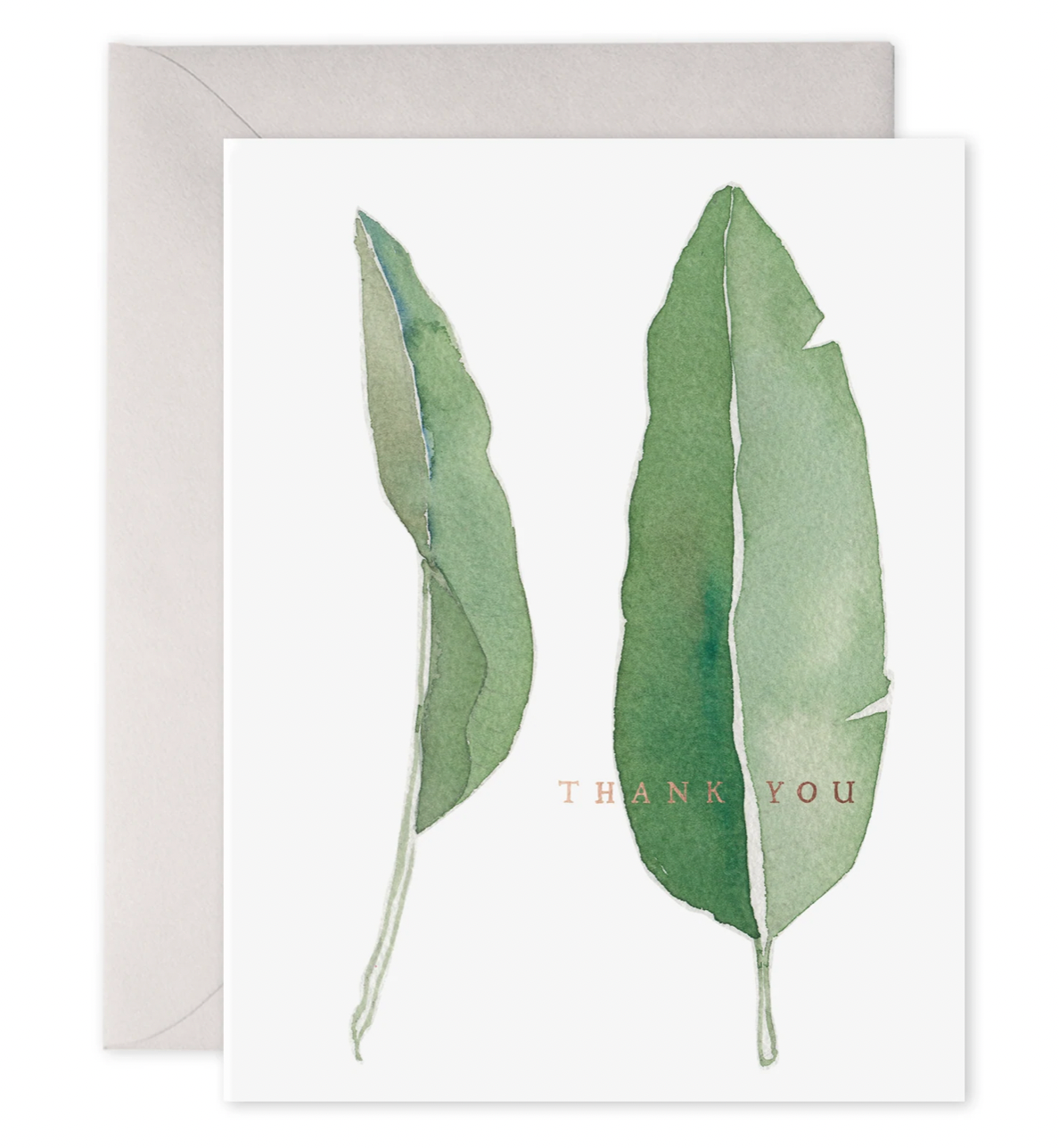 Thank You Leaves Card