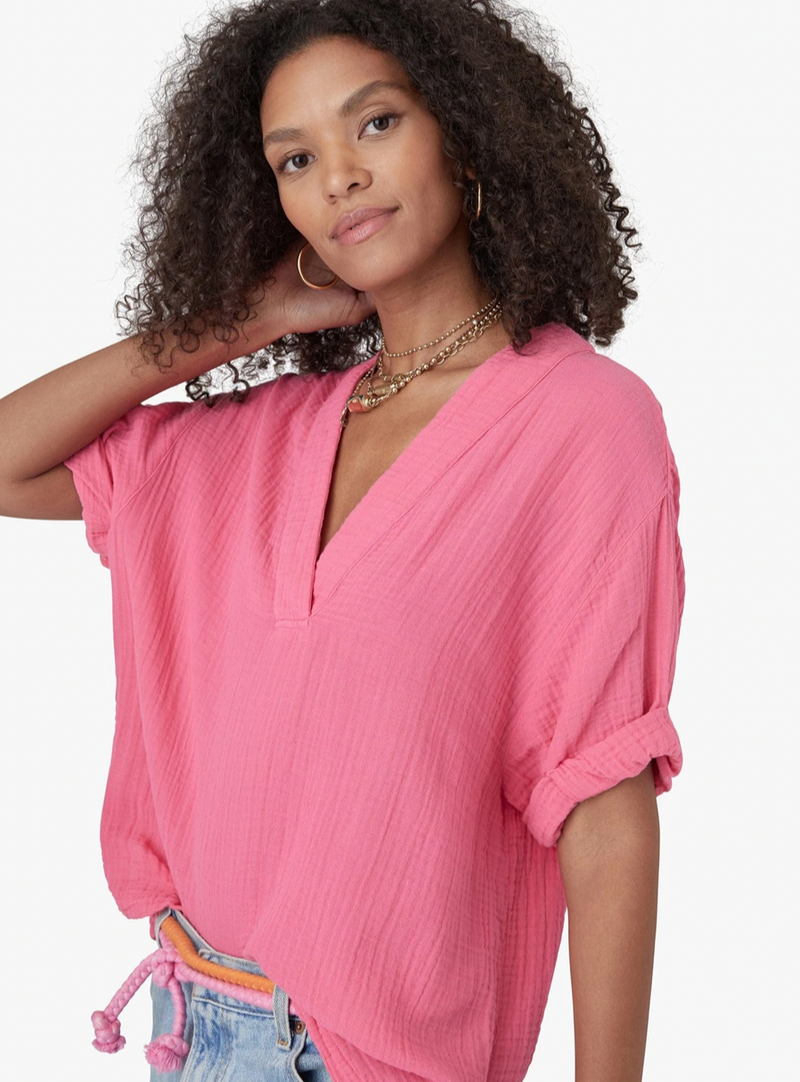 Xirena Hot Pink Avery Top