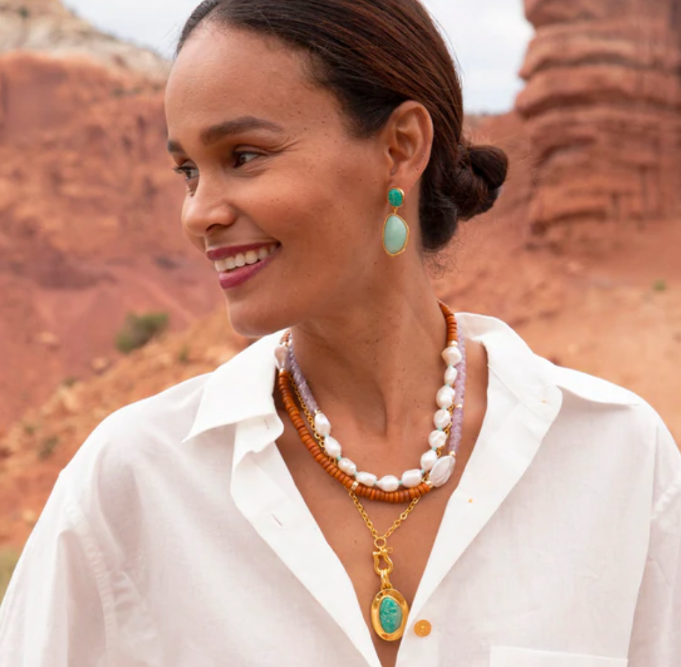 Lizzie Fortunato Rio Pendant Necklace