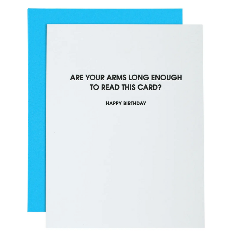 Arms Long Enough Birthday Card