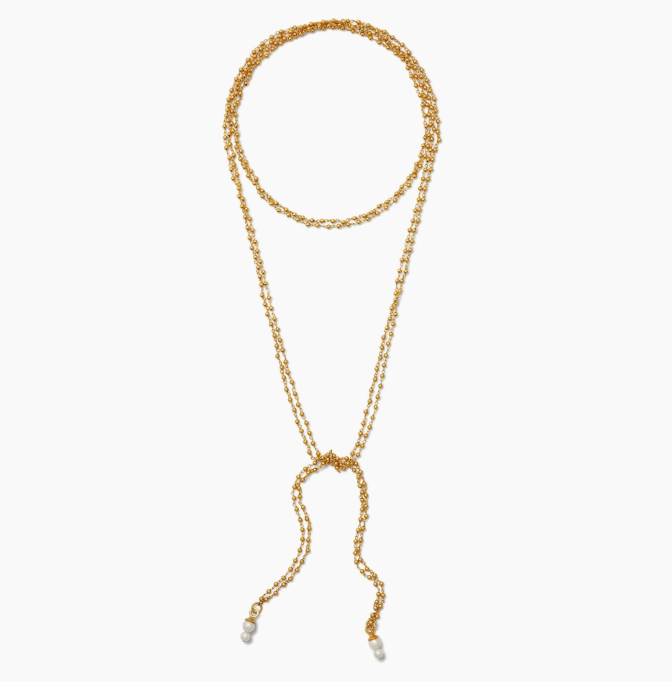 Pea Pod Pearl Lariat