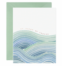 Ocean of Thanks Card