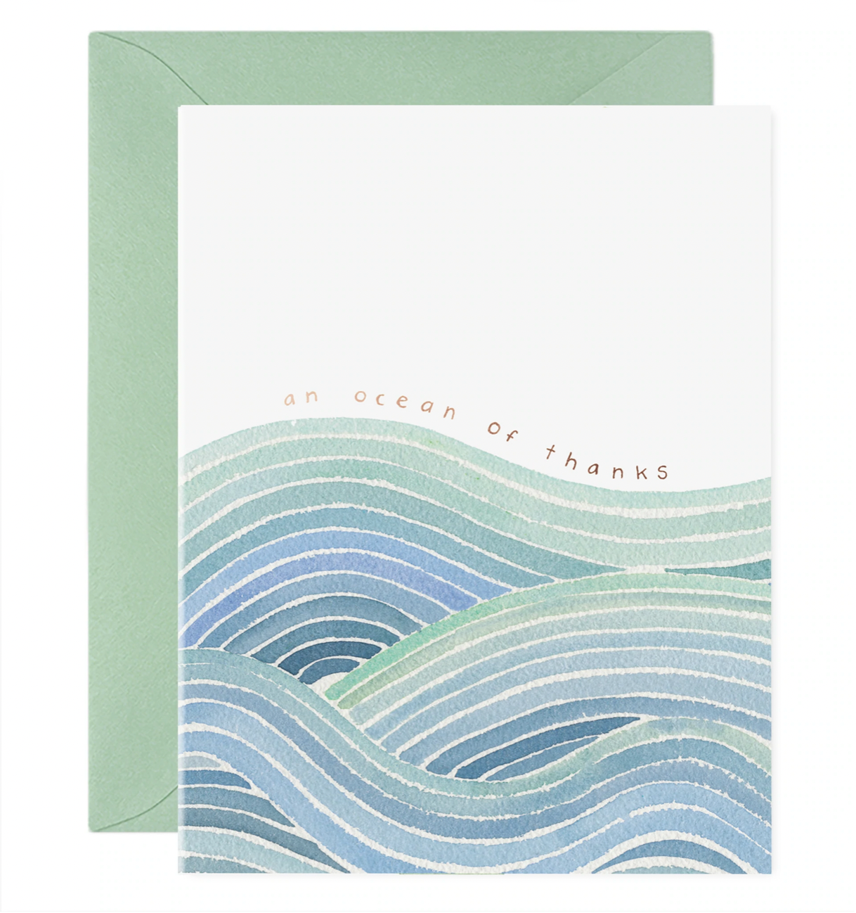 Ocean of Thanks Card