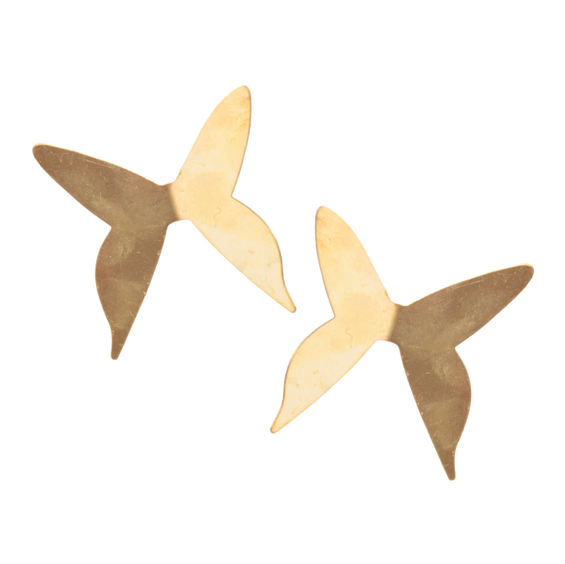 Gold Butterfly Earrings