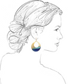 Watercolor Devi Earrings