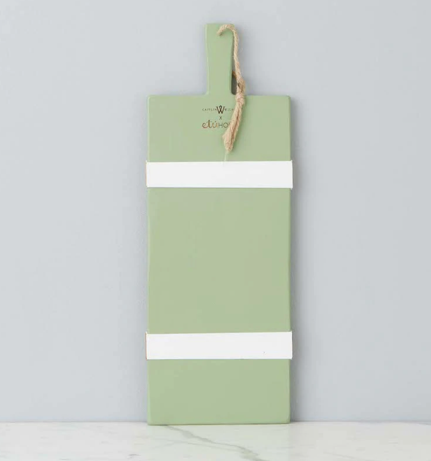 Laurel Green Rectangle Charcuterie Board