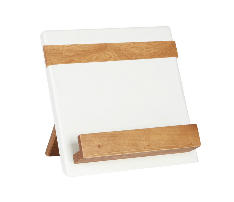 White iPad / Cookbook Holder