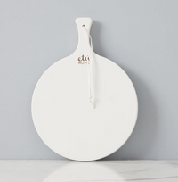 Modern White Round Charcuterie Board