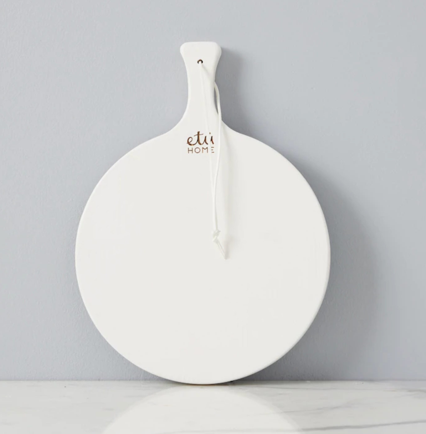 Modern White Round Charcuterie Board