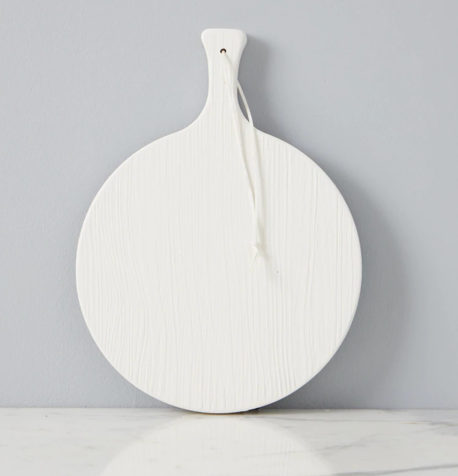 Modern White Round Charcuterie Board