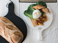 Modern White Round Charcuterie Board