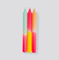 Dip Dye Neon Sunshine Club Tapers