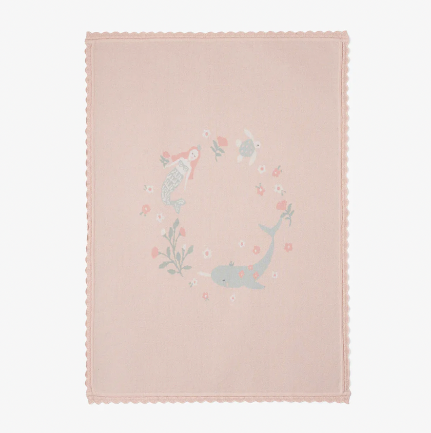 Mermaid Cotton Baby Blanket