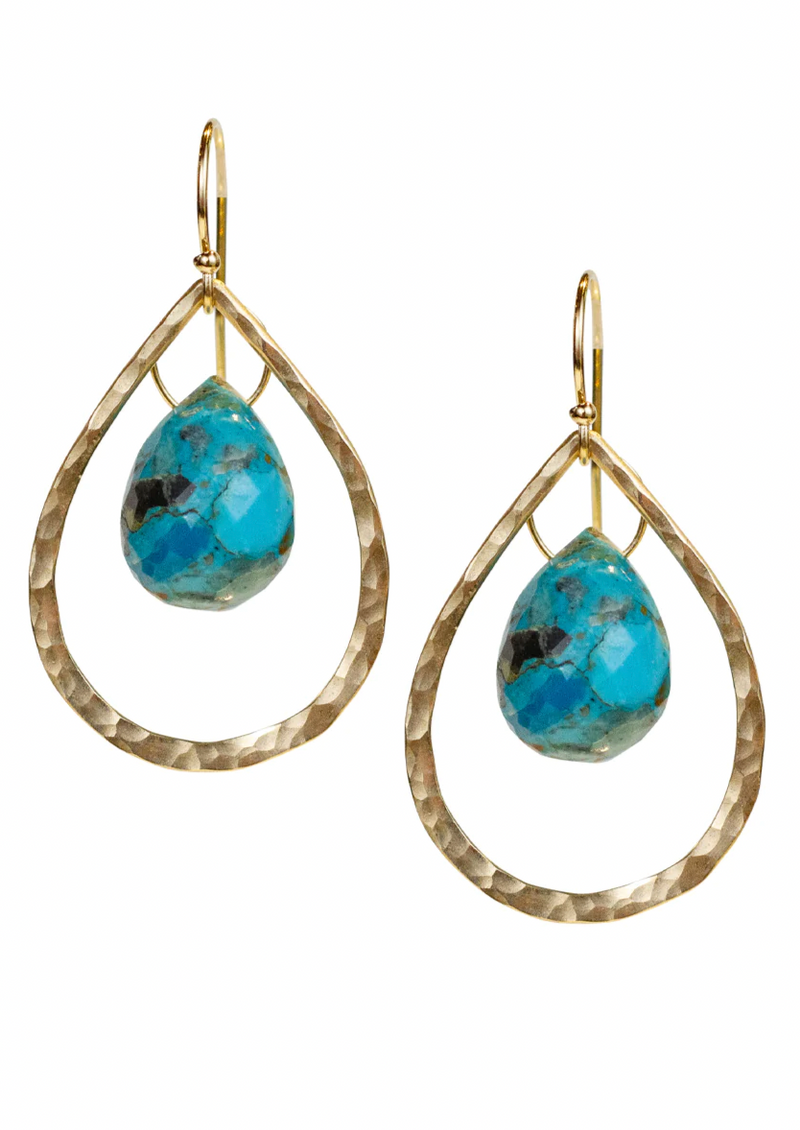 Geneva Turquoise Earrings