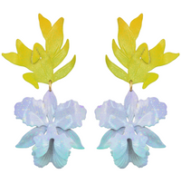 Huahine Orchid Earrings