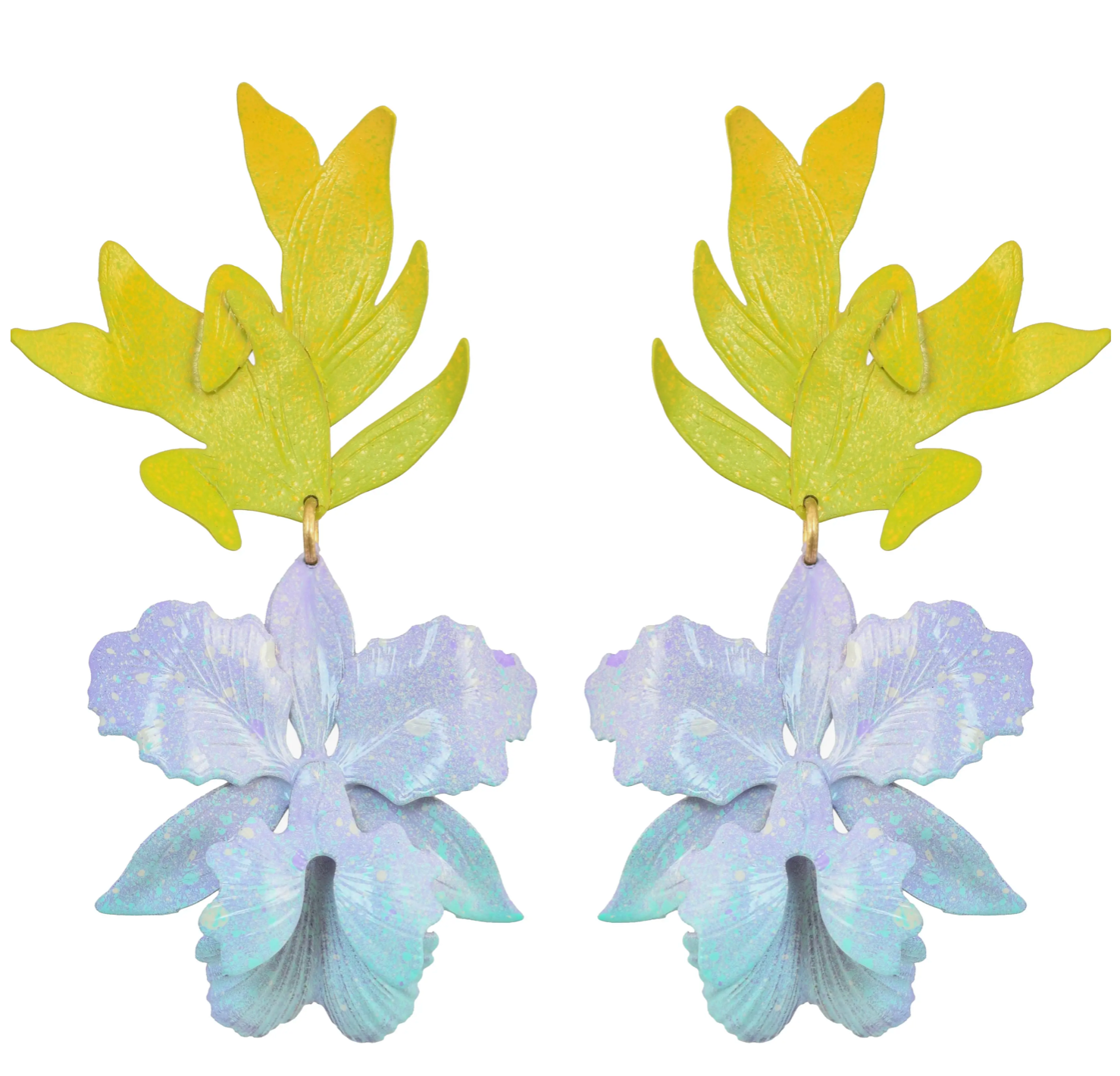 Huahine Orchid Earrings