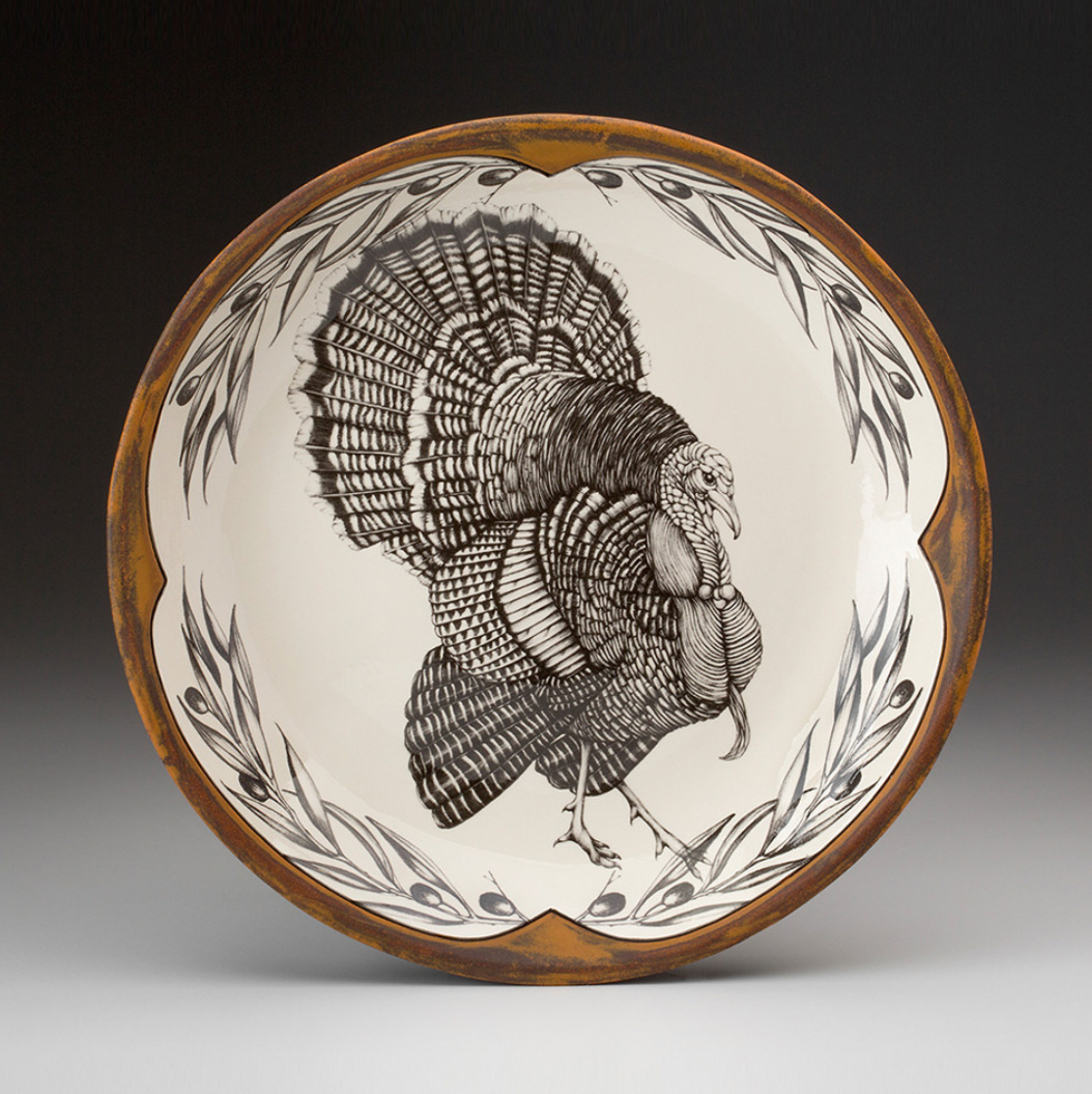 Turkey Round Platter
