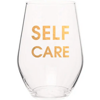 Self Care Wine Glass
