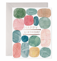 Knit Wishes Birthday Card