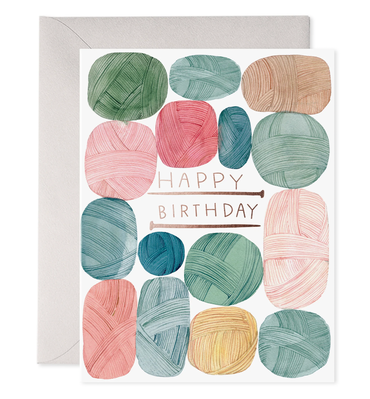 Knit Wishes Birthday Card