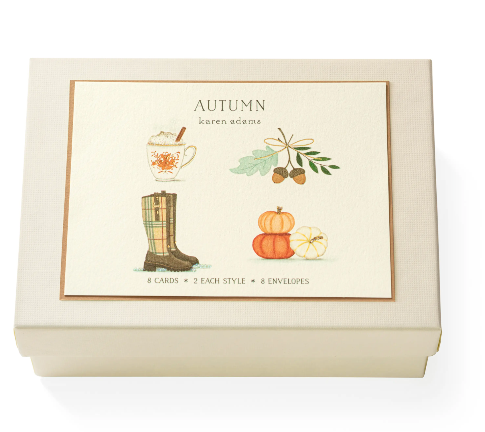 Autumn Note Card Box