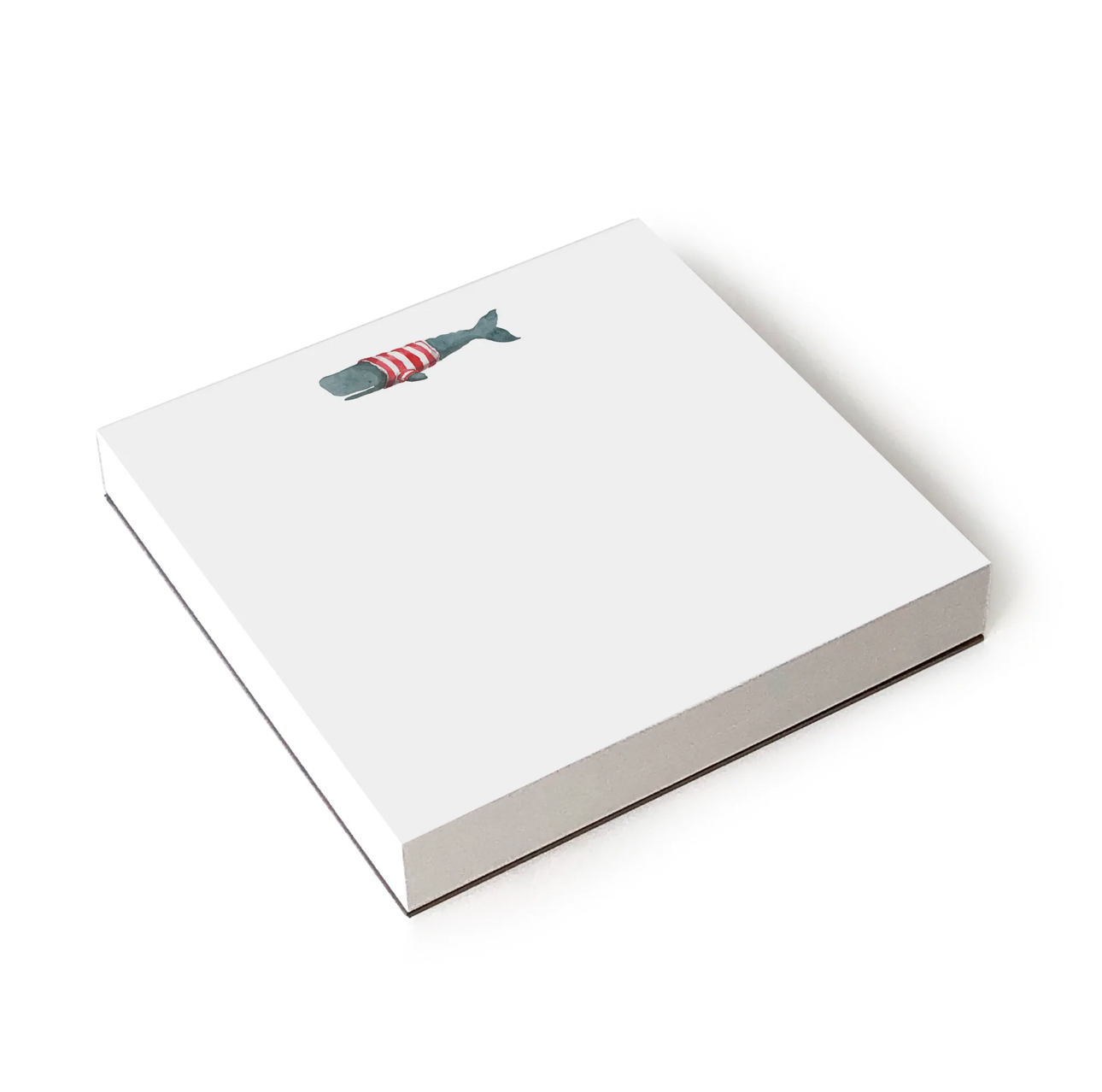 Stripey Whale Notepad