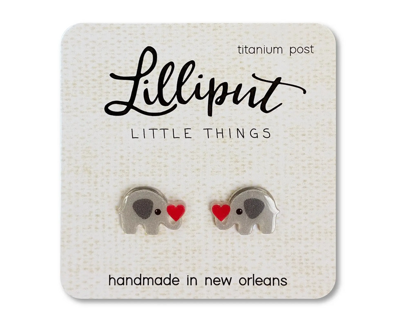 LP Elephant Earrings