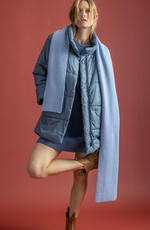 Long Sleeve Car Coat - Slate