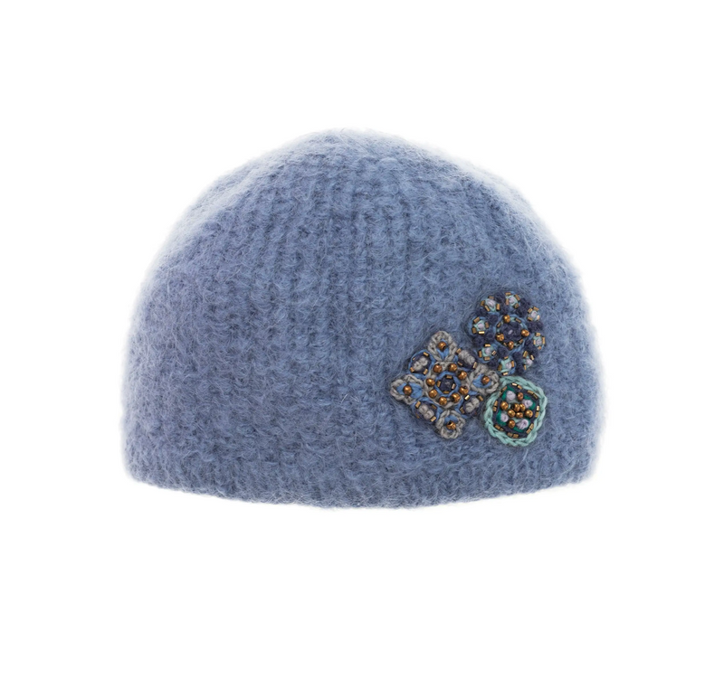 Brooches Blue Hat