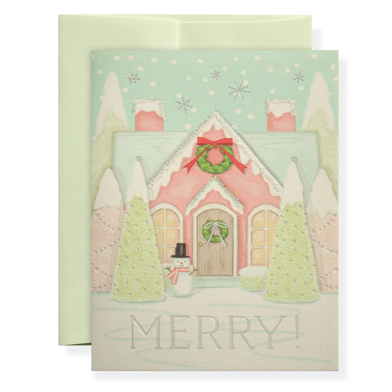 Merry House Greeting  Card