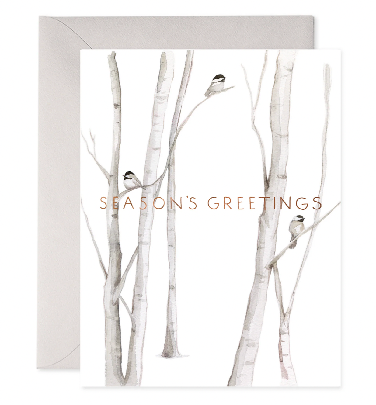 Snowy Birches Card