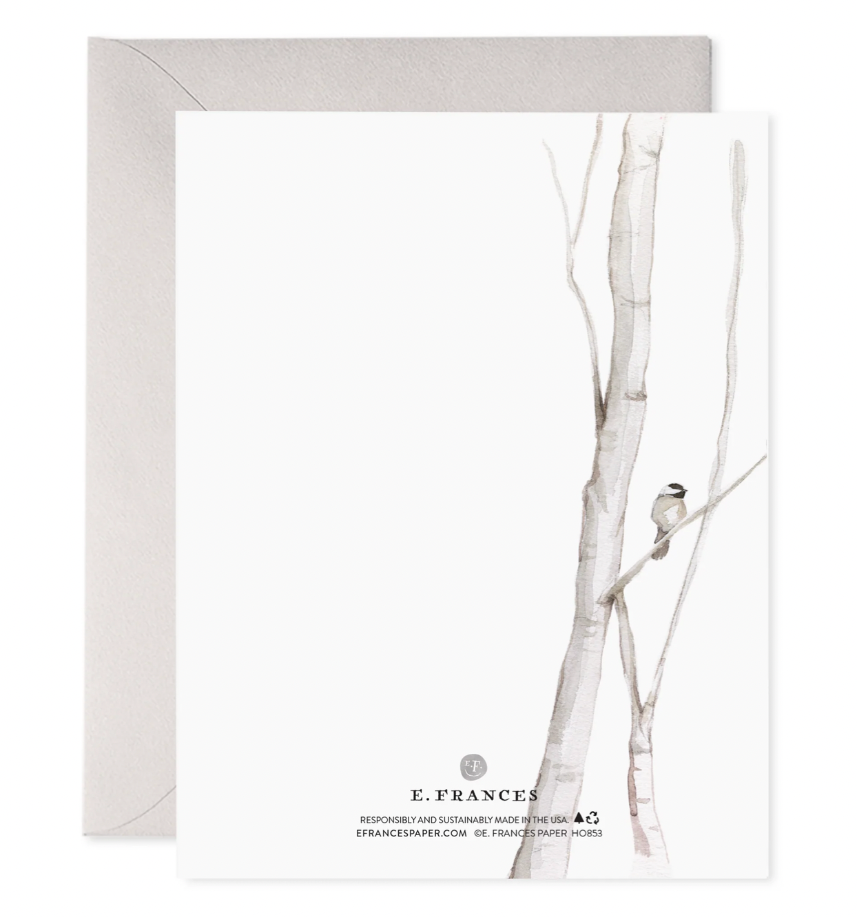 Snowy Birches Card