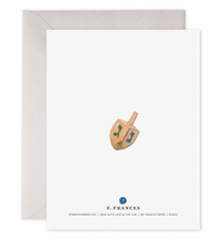 Colorful Menorah Card