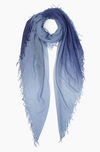 Blue Tempest Cashmere and Silk Scarf