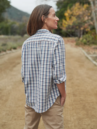 F&E Eileen Pink, Grey & Blue Plaid