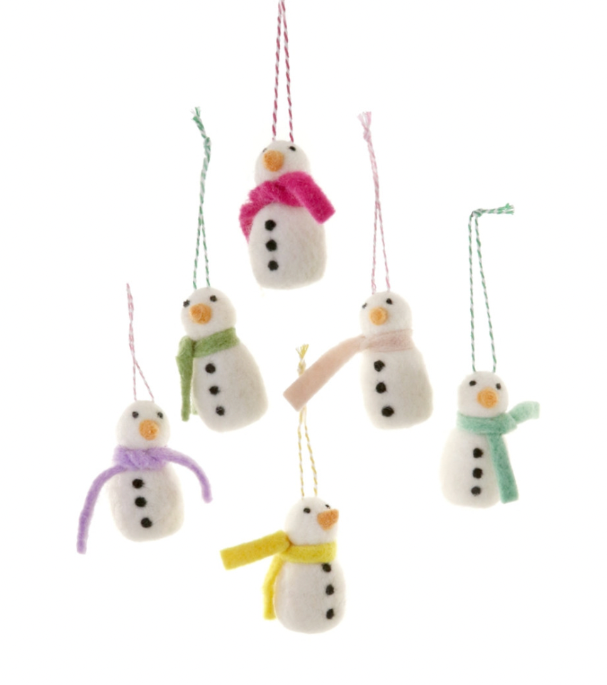 Merry Snowman Ornament