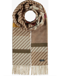 Tan Multi Stripe Houndstooth