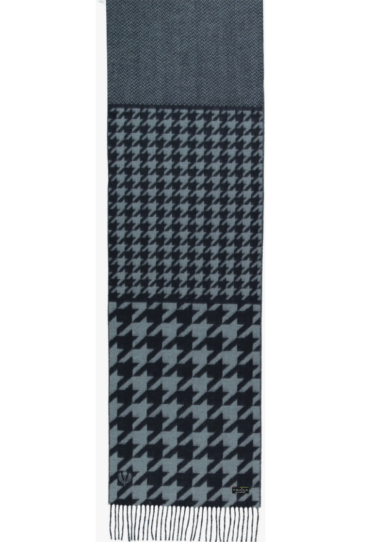 Patchwork Houndstooth Scarf