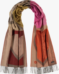 Brushstroke Hearts Oversized Scarf