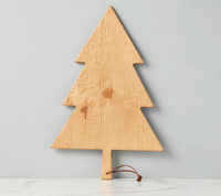 Solid Blonde Tree Charcuterie Board Large