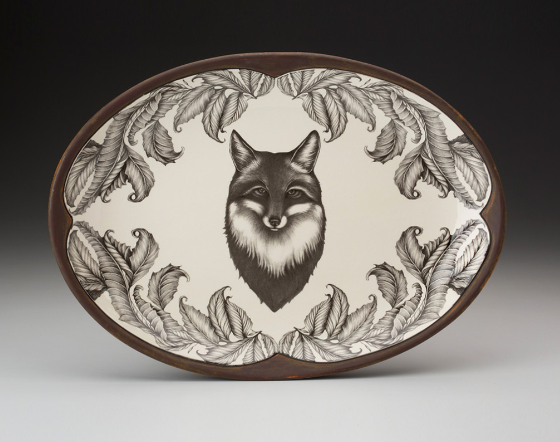 Fox Small Oval Platter