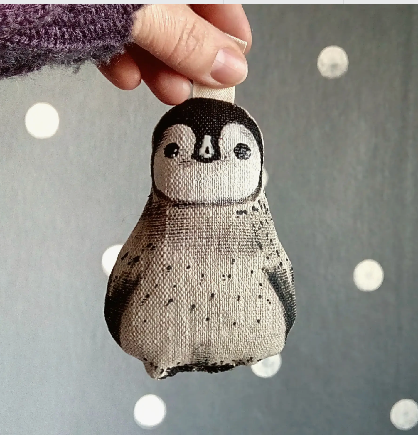 Baby penguin deals ornament