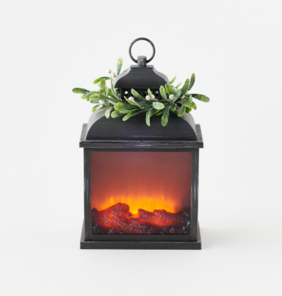 LED Large Fire Light Lantern